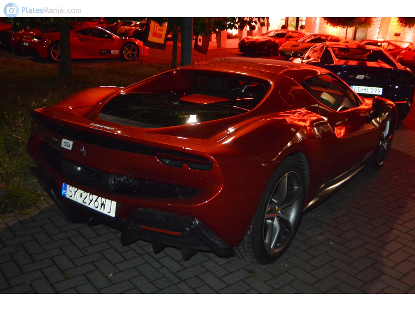 SK 296WJ, Ferrari 296 1st gen (GTB) Berlinetta (F171), 2021–