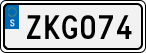 License plate of Sweden, Regular plates