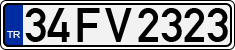 License plate of Turkey, Regular plates