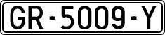 License plates of Spain, 1971 year series