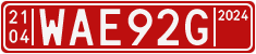 License plate of Sweden, Transit plates