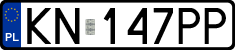 License plates of Poland, Regular car plates