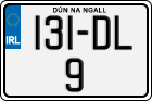 License plate of Ireland, Regular plates