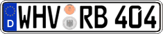German license plate, Regular plates