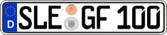 German license plate, Regular plates