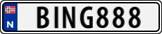 License plate of Norway, Vanity Plates