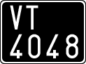 License plate of Italy, Cars (1927 year series)