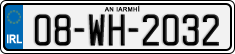 License plate of Ireland, Regular plates