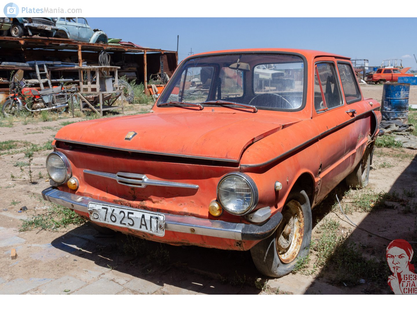 б 7625 АП, ZAZ 966/968 968/968А, 1974–1979