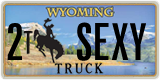 Wyoming, Vanity Plates (1(2) XXXXX)