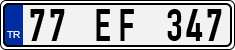 License plate of Turkey, Regular plates