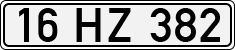 License plate of Turkey, Regular plates