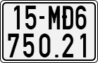 License plate of Vietnam, Specialty plates