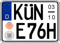 German license plate, Seasonal plates (Oldtimers)