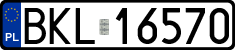 License plates of Poland, Regular car plates