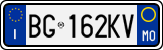 License plate of Italy, Cars (1994 year series)