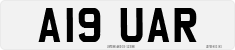 License plate of the United Kingdom, 1983 year system