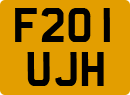License plate of the United Kingdom, 1983 year system