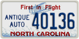 North Carolina, Antique Auto (12345)