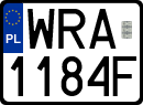 License plates of Poland, Regular car plates