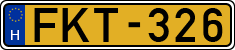 license plates of Hungary, Commercial vehicles (1990)