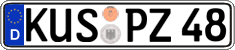 German license plate, Regular plates