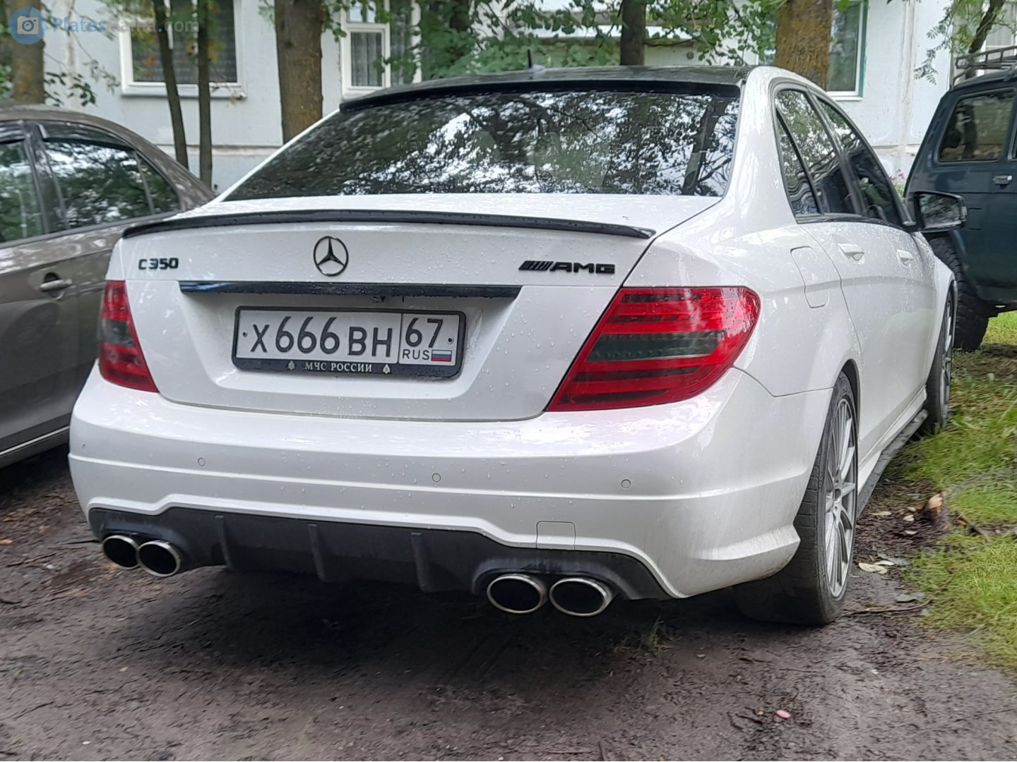 х 666 вн 67, Mercedes-Benz C-Klasse 3rd gen Sedan (W204), 2007–2015