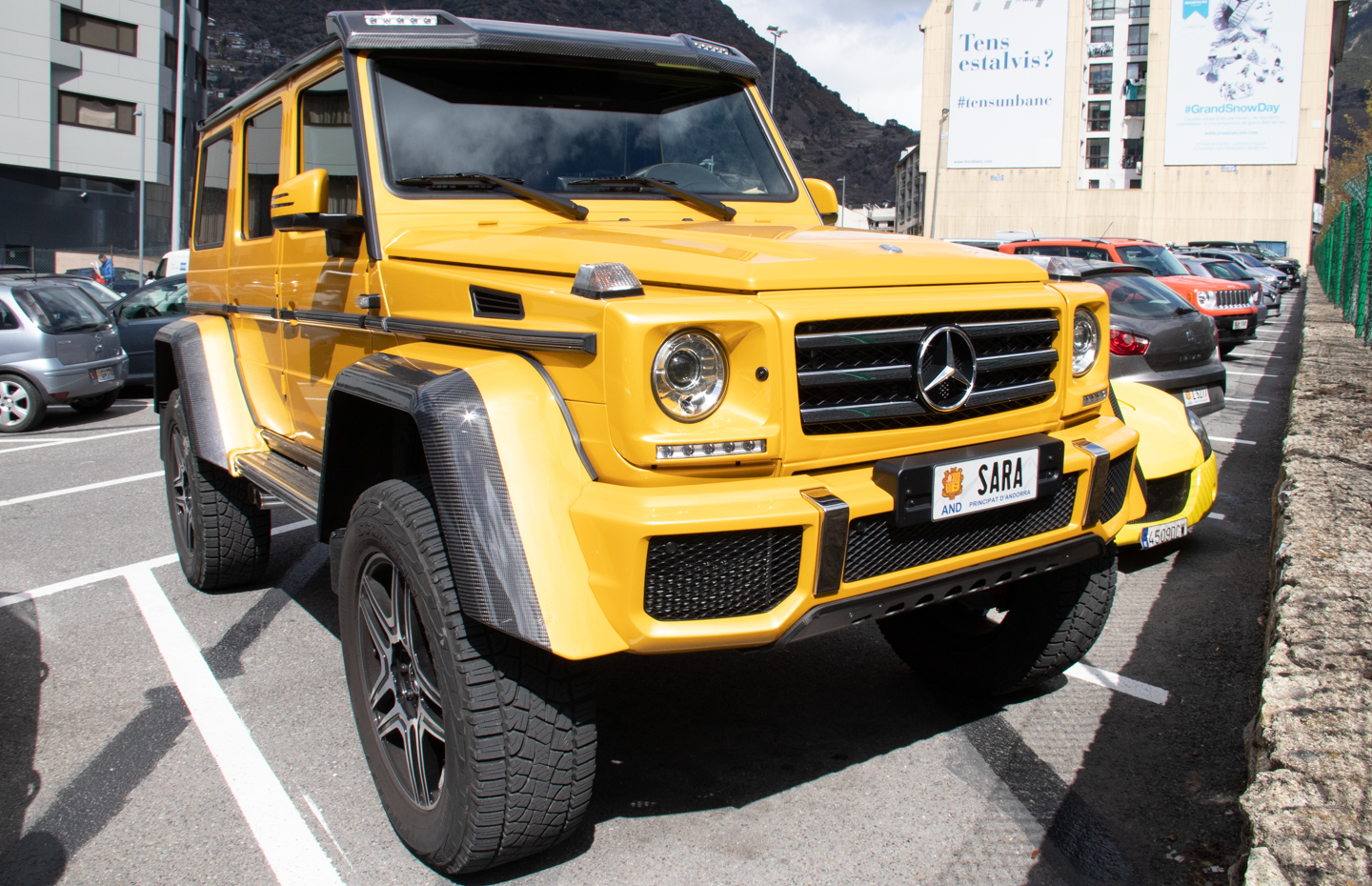 SARA, Mercedes-Benz G-Klasse 1st gen 4×4² (W463), 2015–2017