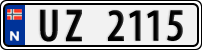 License plate of Norway, Trailers, motorcycles, special vehicles