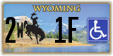 Wyoming, Vehicles for disabled persons (1(2) 123)