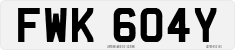 License plate of the United Kingdom, 1963 year system