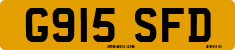 License plate of the United Kingdom, 1983 year system