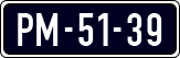 License plate of the Netherlands, Imported oldtimers (cars)