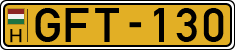 license plates of Hungary, Commercial vehicles (1990)