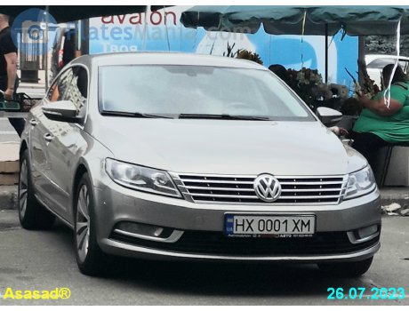 HX 0001 XM, Volkswagen CC
