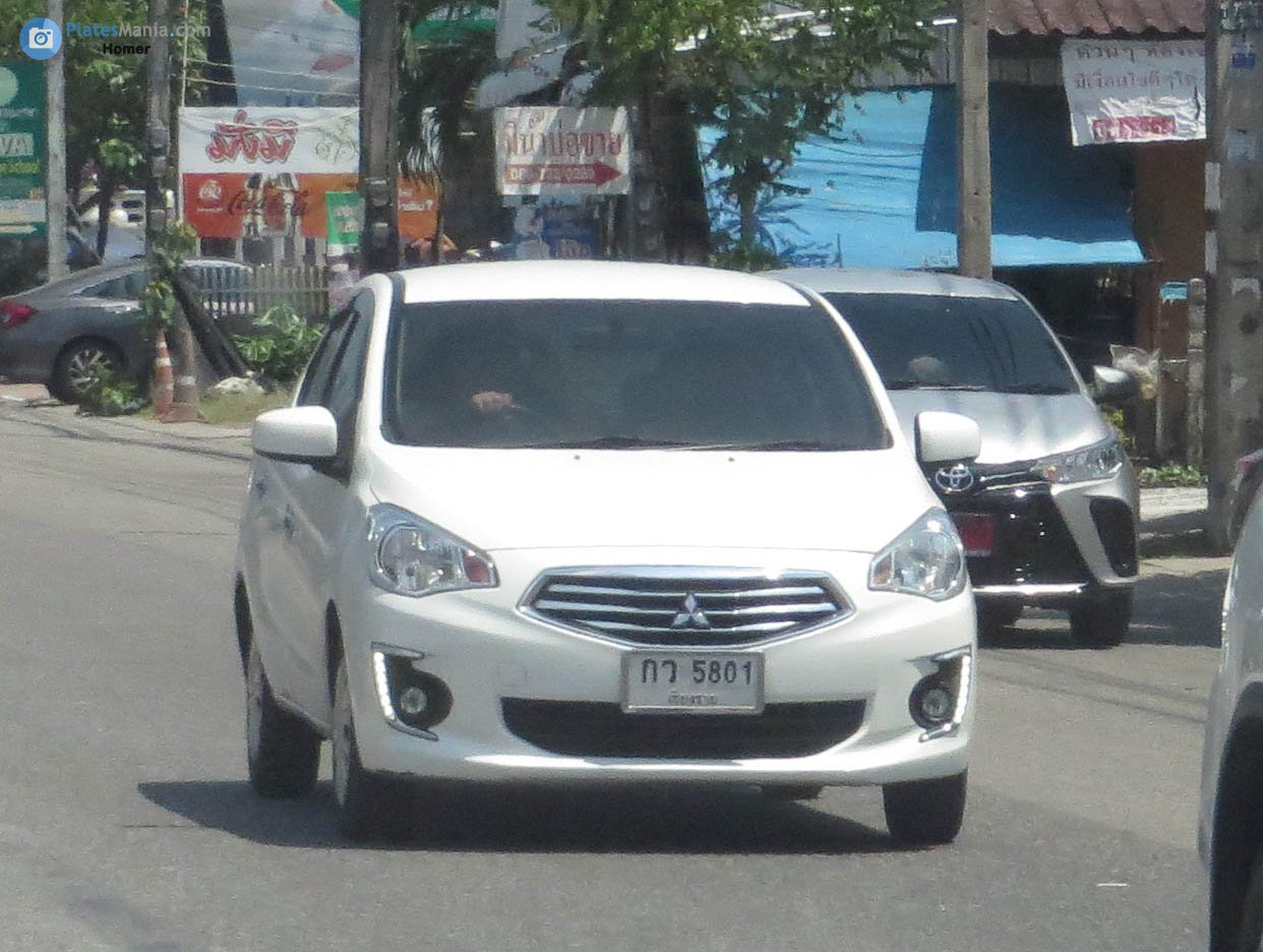 กว 5801, Mitsubishi Attrage 1st gen (A10), 2013–2020