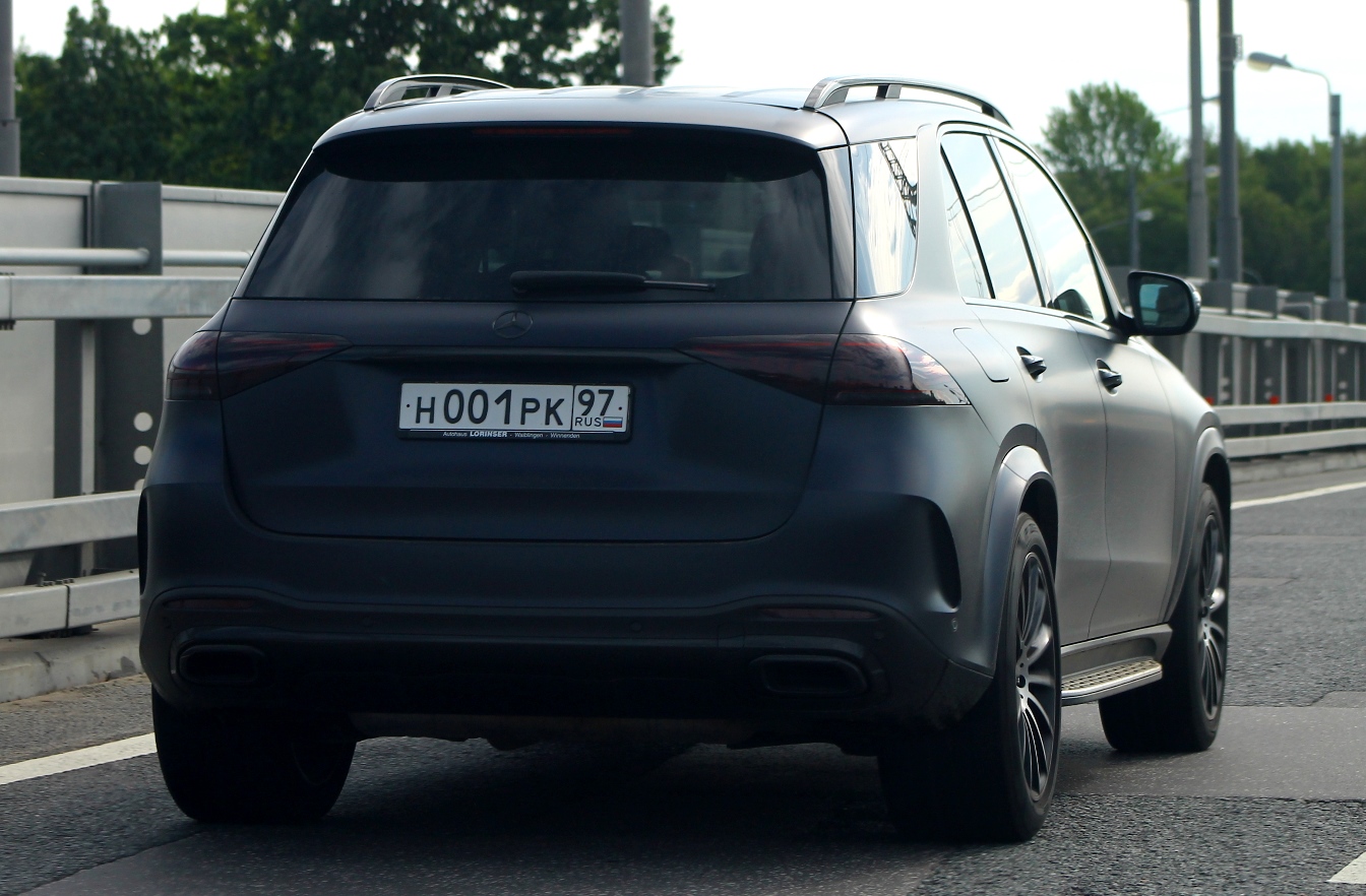 н 001 рк 97, Mercedes-Benz GLE-Klasse 2nd gen SUV (V167), 2019–