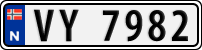 License plate of Norway, Trailers, motorcycles, special vehicles