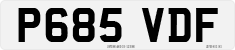 License plate of the United Kingdom, 1983 year system