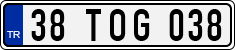 License plate of Turkey, Regular plates