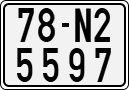 License plate of Vietnam, Motorcycles