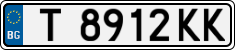 License plate of Bulgaria, Cars