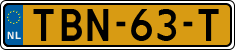 License plate of the Netherlands, Agricultural vehicles