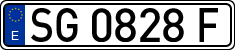License plates of Spain, 1971 year series