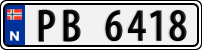 License plate of Norway, Trailers, motorcycles, special vehicles