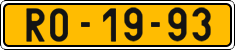 License plate of the Czech Republic, Commercial vehicles (1960)