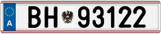 License plate of Austria, Official services and consulates