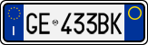 Нумар Італіі, Аўтамабілі (стандарт 1994 г.)