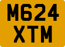 License plate of the United Kingdom, 1983 year system
