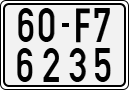 License plate of Vietnam, Motorcycles